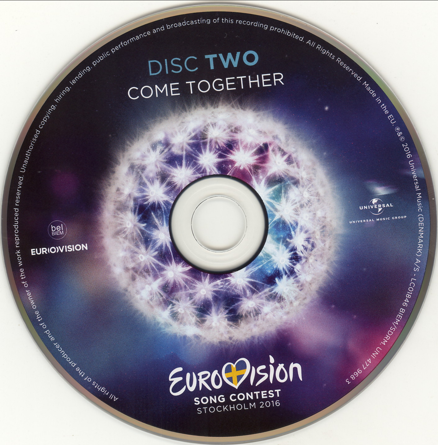 Eurovision Song Contest 2016; Stockholm come Together : CD2